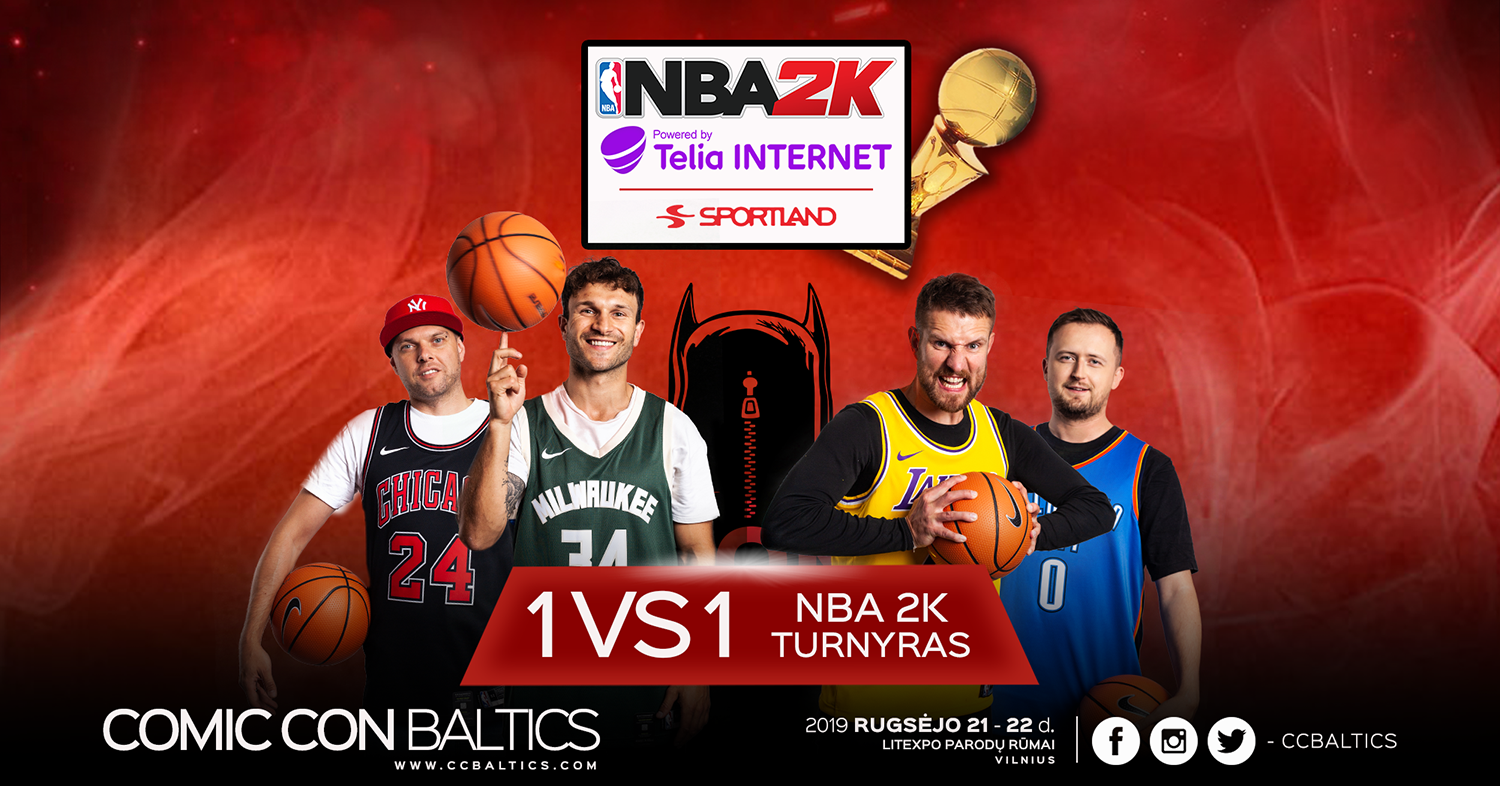 NBA 2k - Comic Con Baltics - Instakademija
